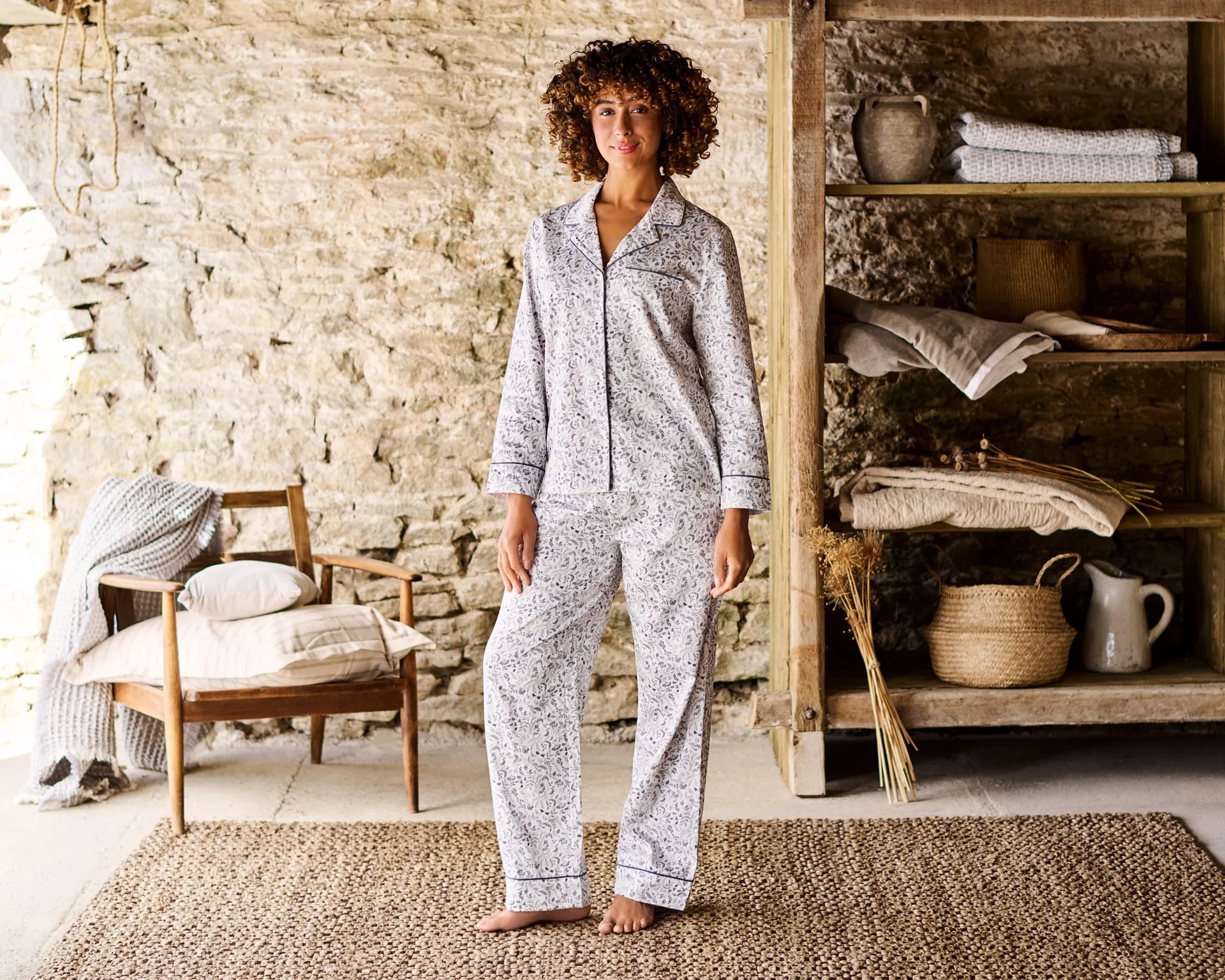 Ditsy Gingham Pyjamas