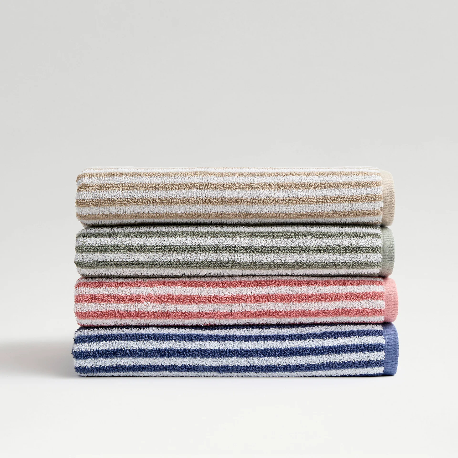 Portobello Stripe Towel - Image 8